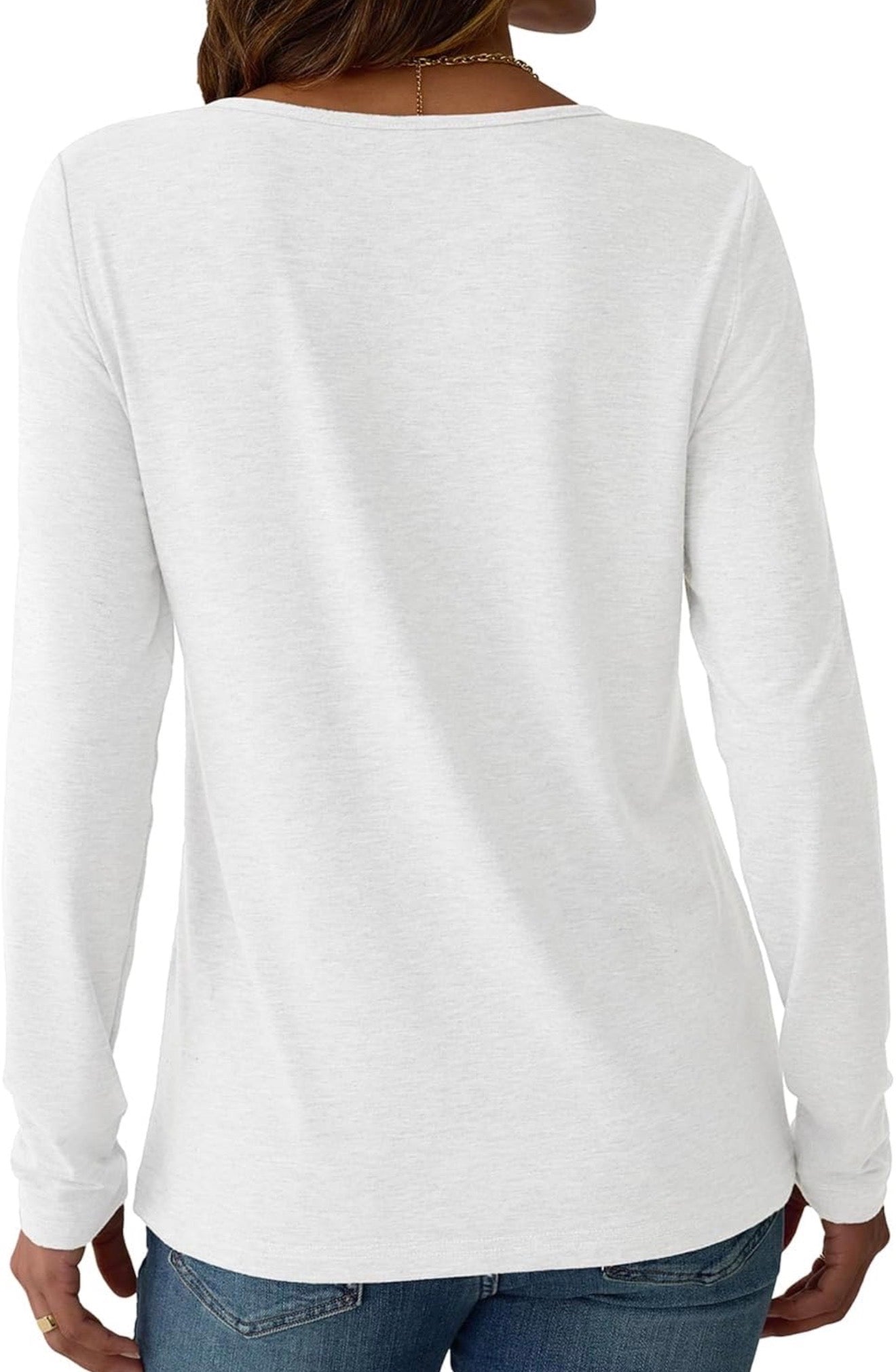 Camisa de Mangas Largas Blanco