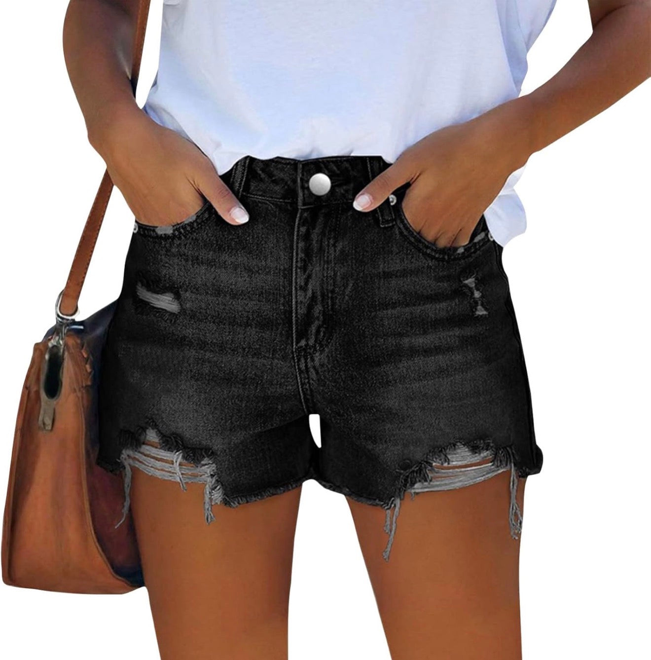 Short Jean Gris Obscuro