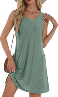Vestido con bolsillo Verde