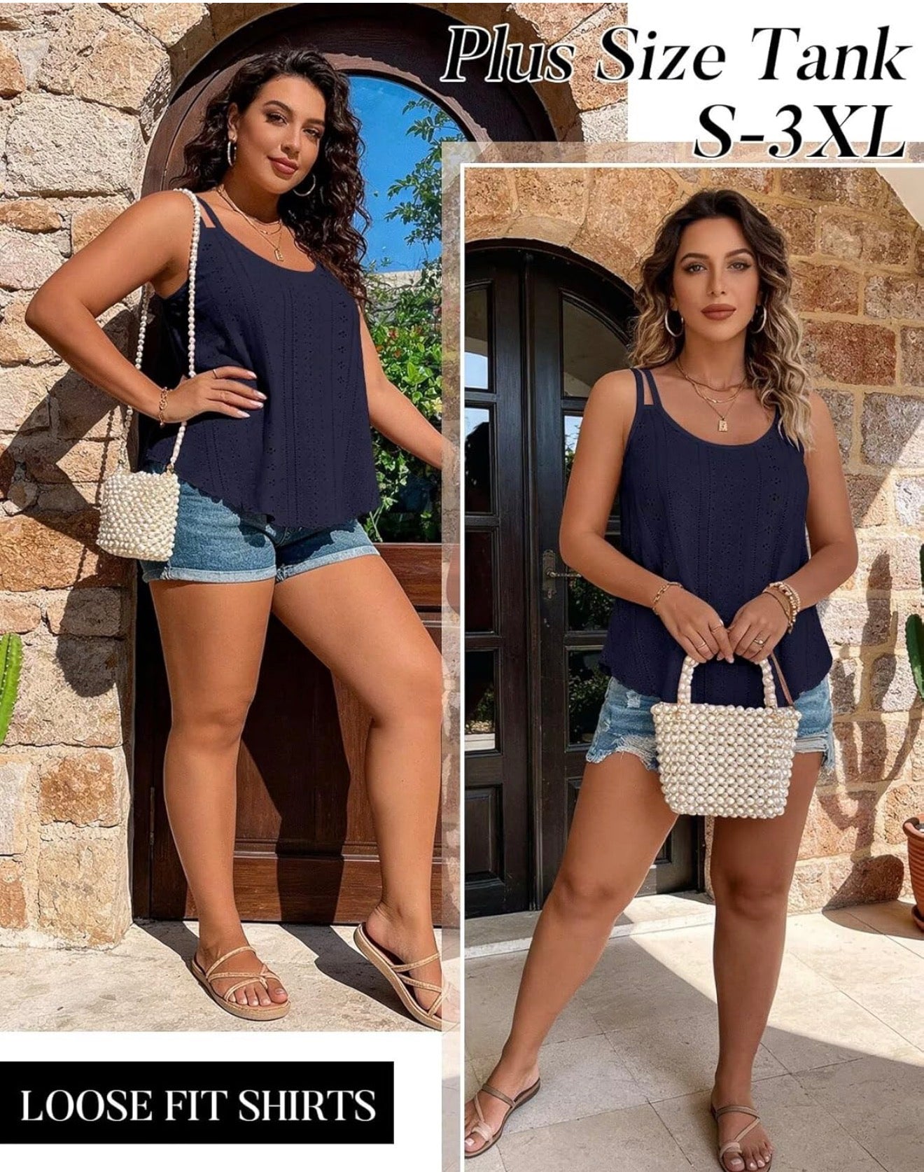 Vividi de tiras Azul Marino