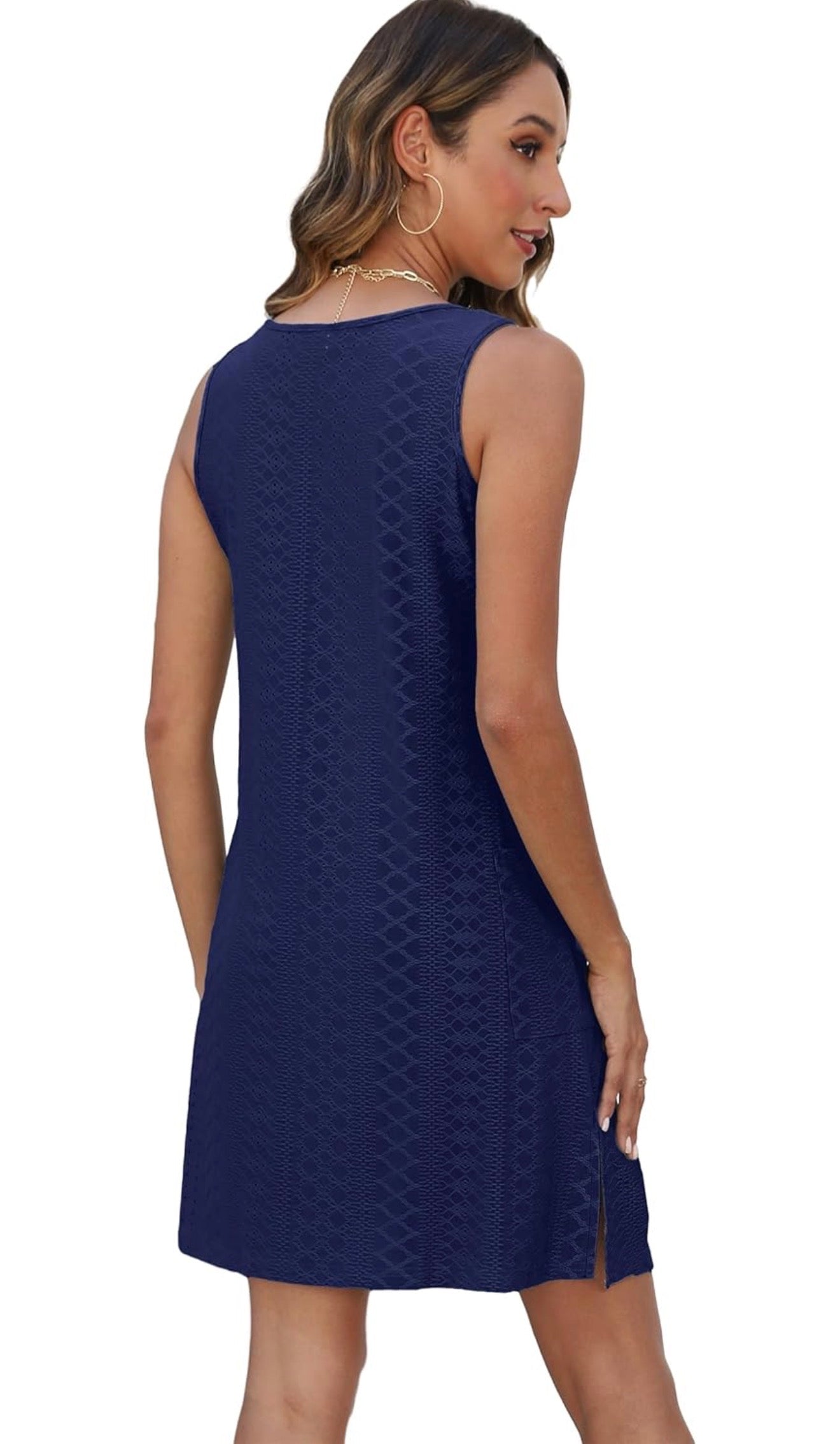 Vestido con bolsillo Azul