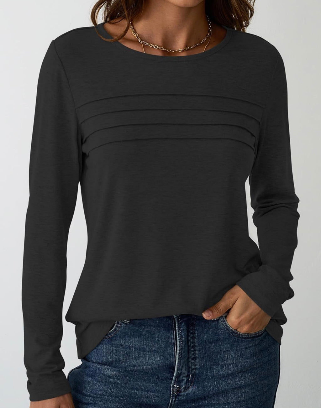 Camisa de Mangas Largas Gris