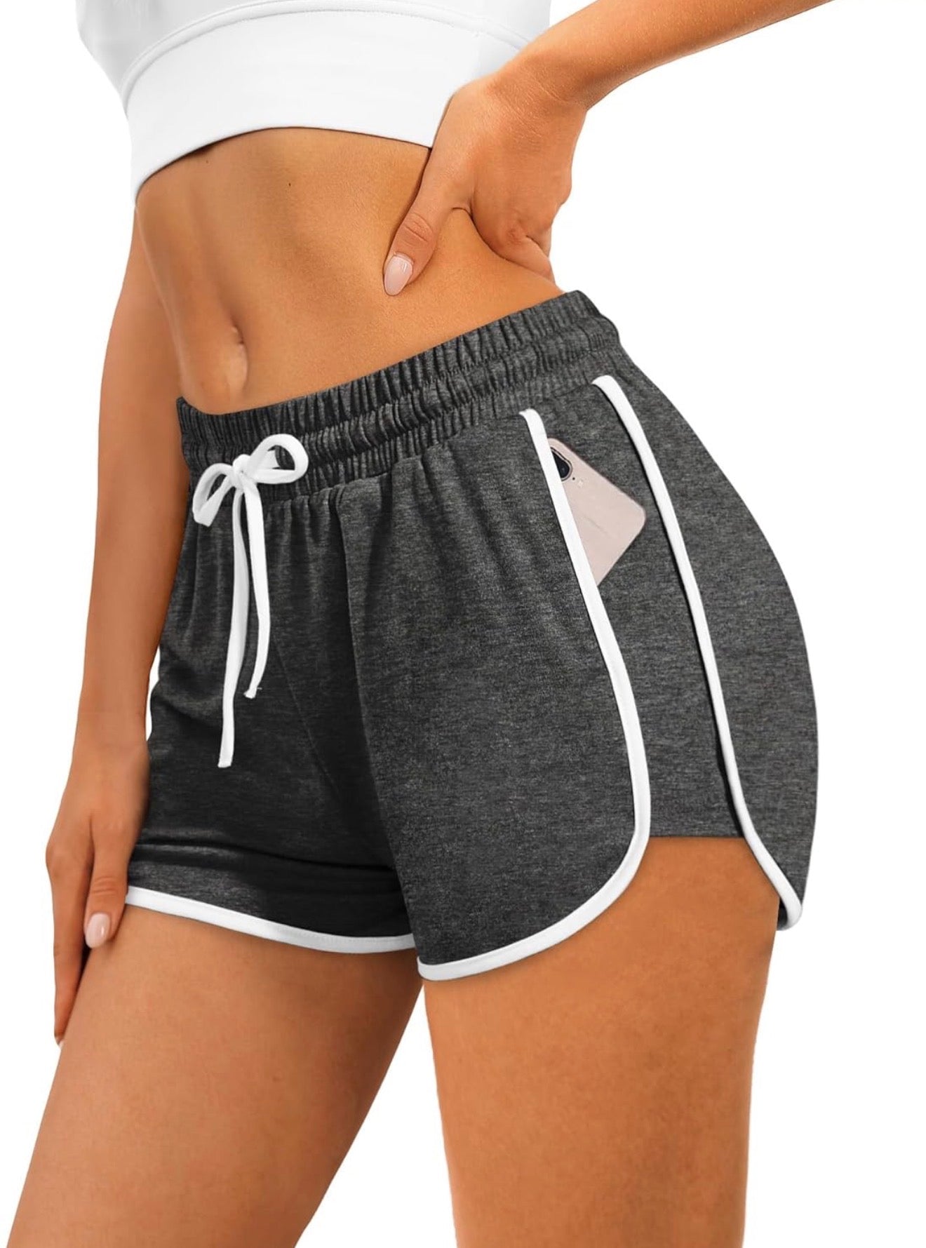 Short Deportivo Gris