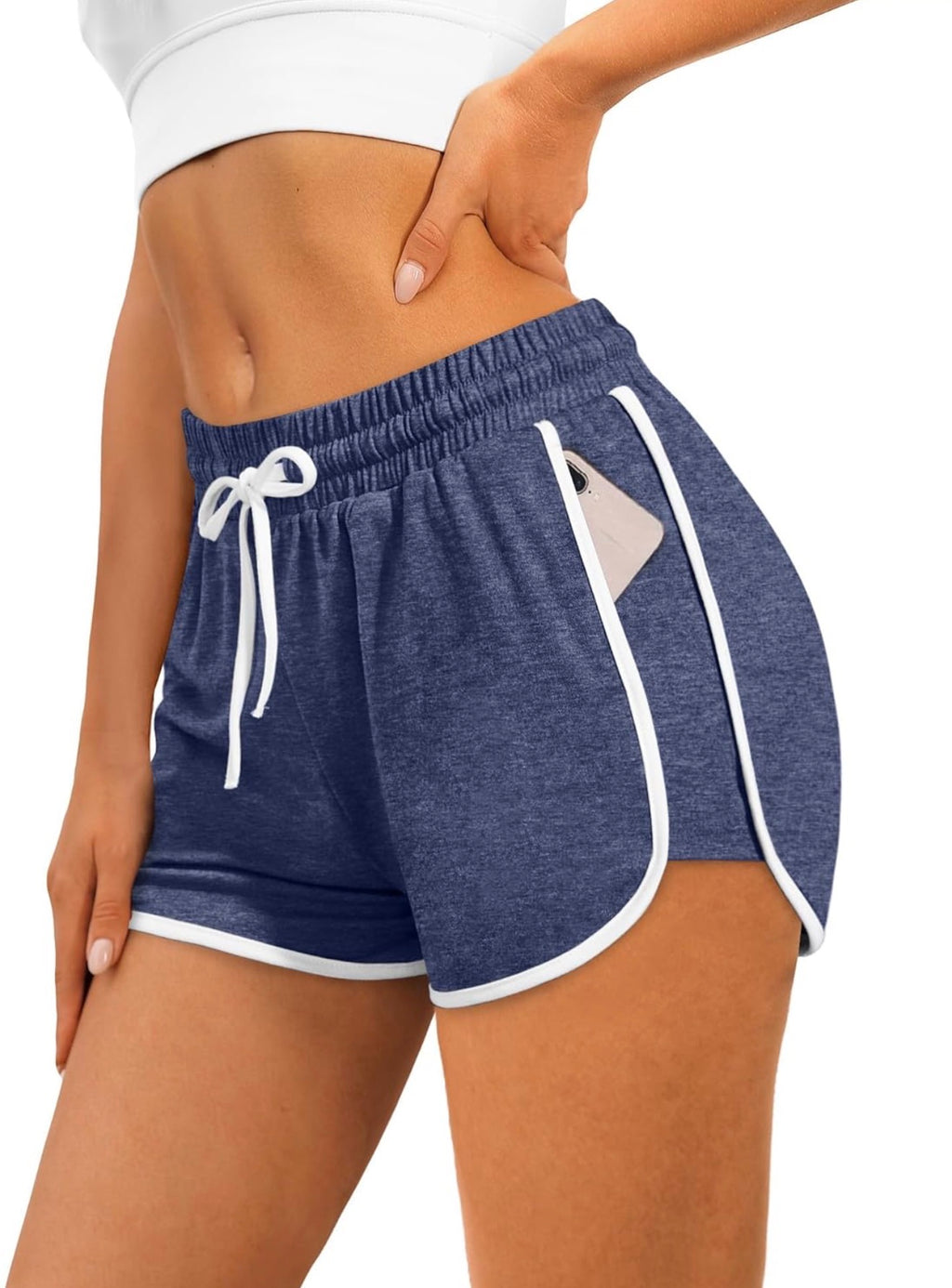 Short Deportivo Azul