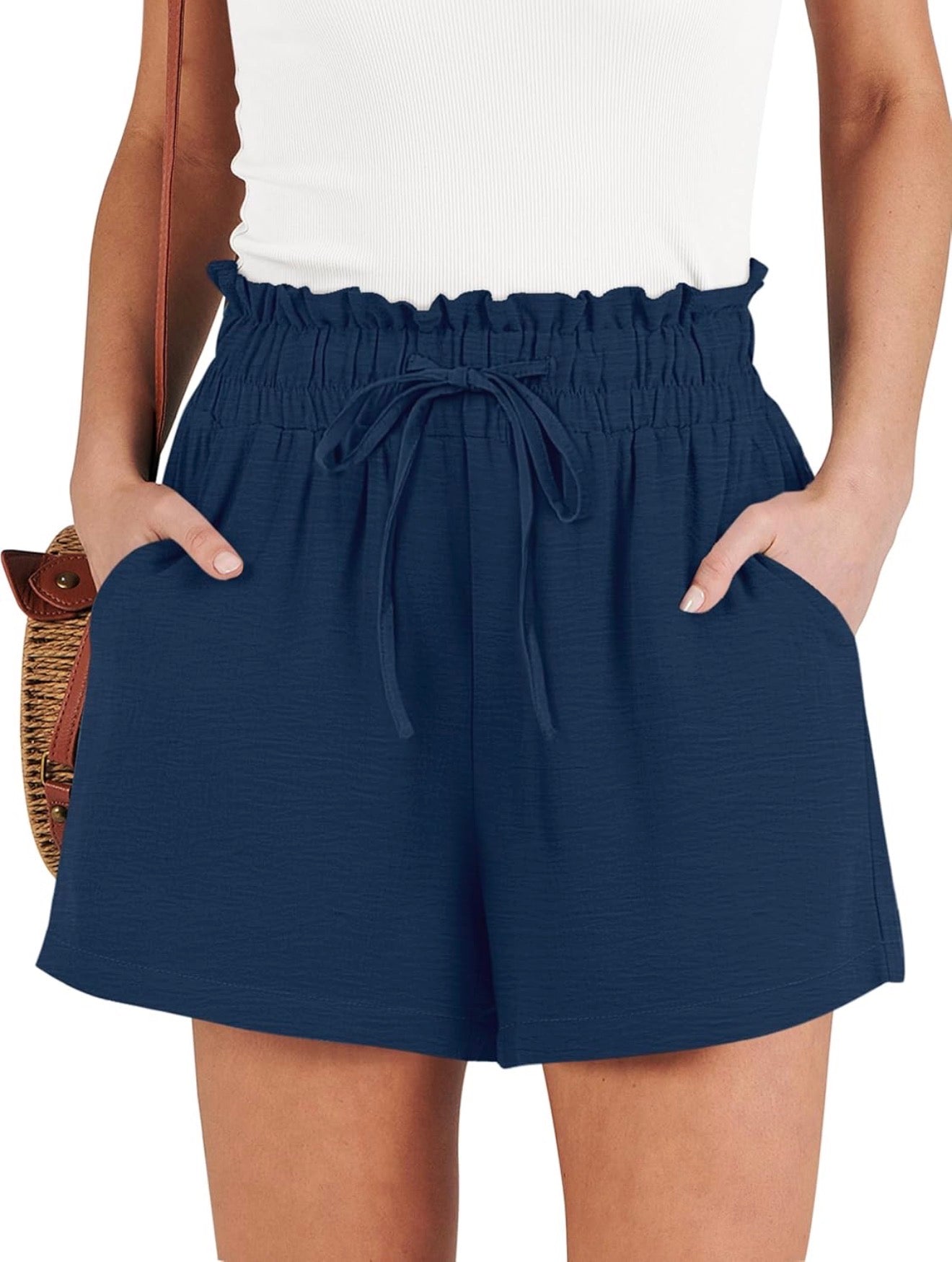 Short de Tela Azul