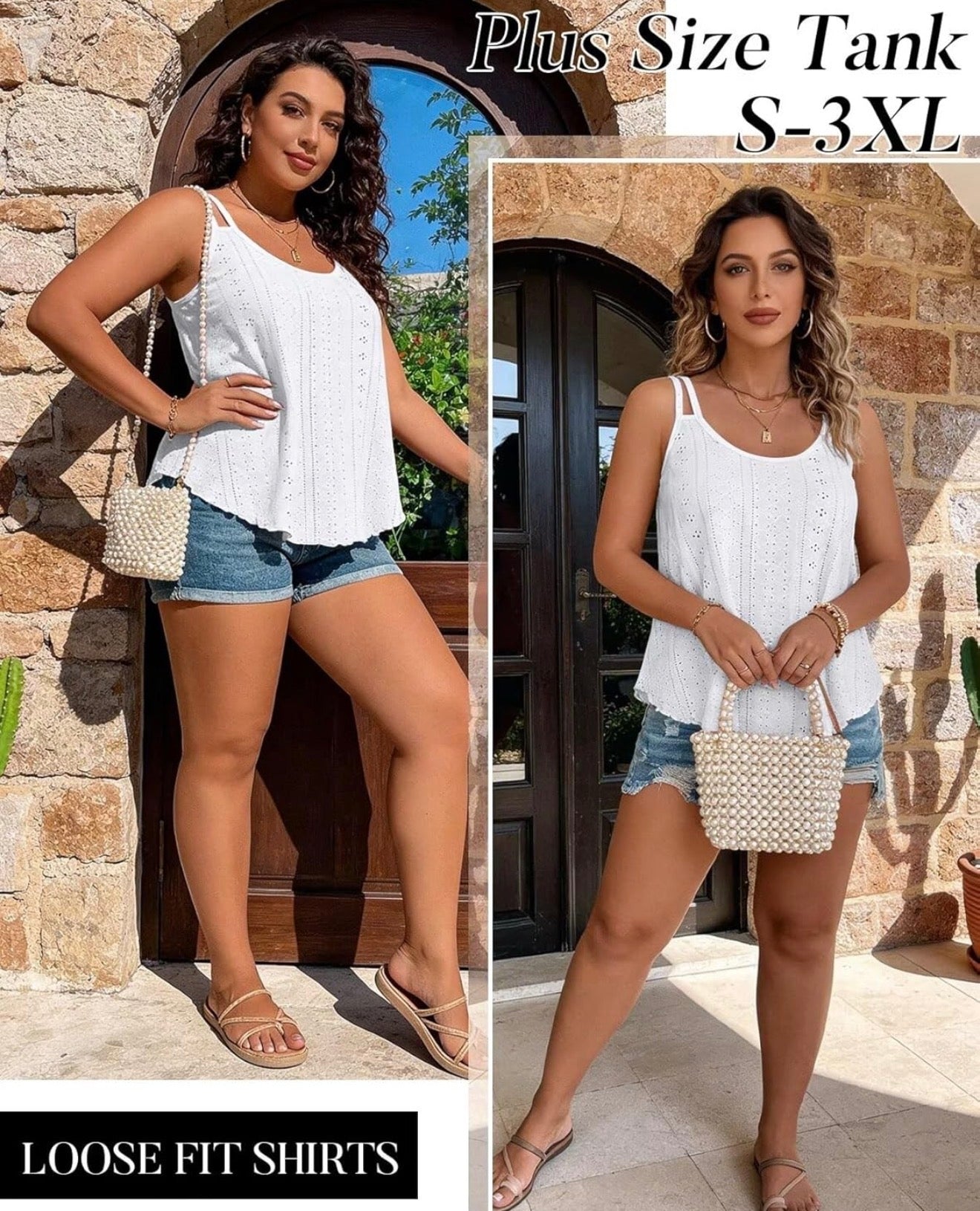 Vividi de tiras Blanco