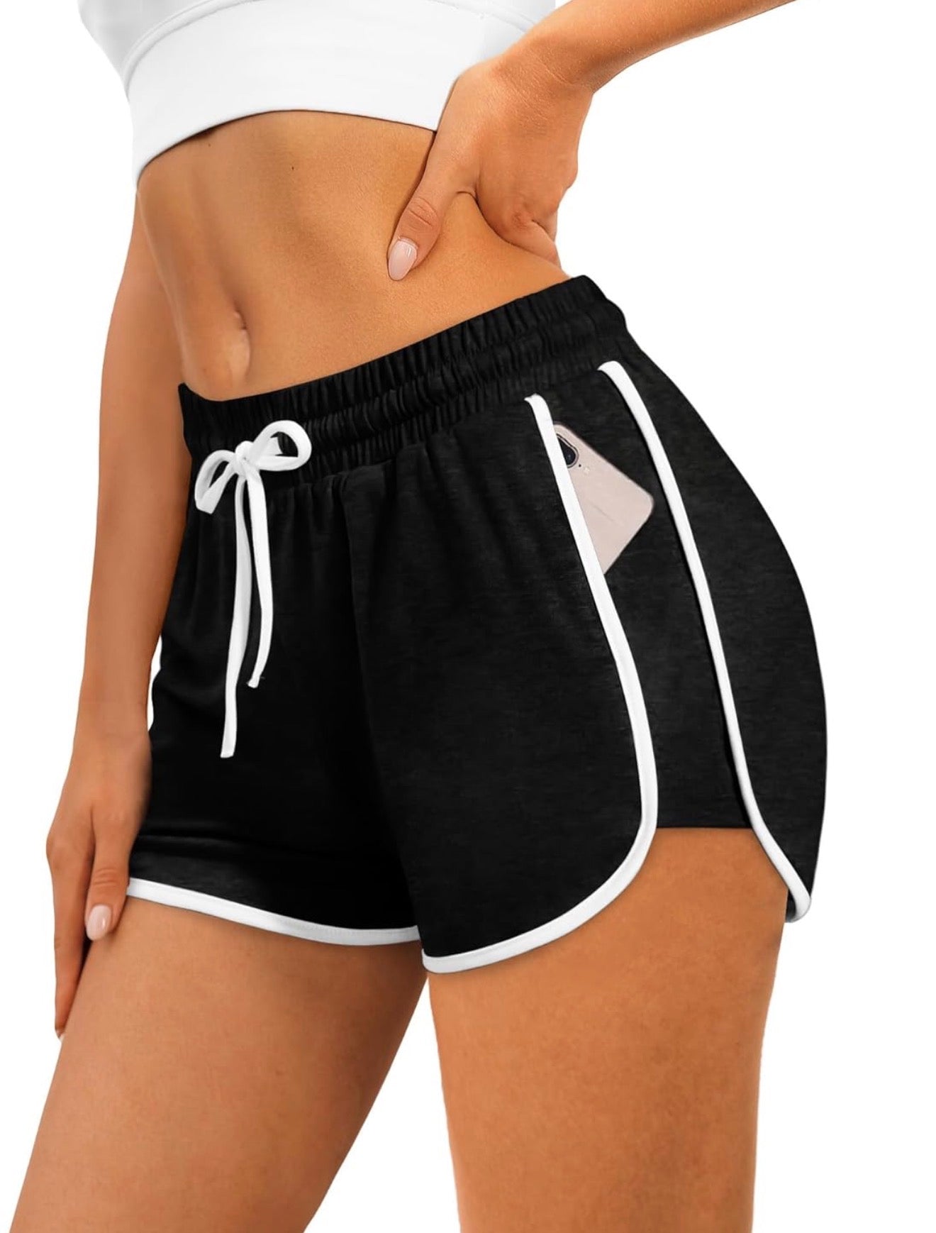 Short Deportivo Negro