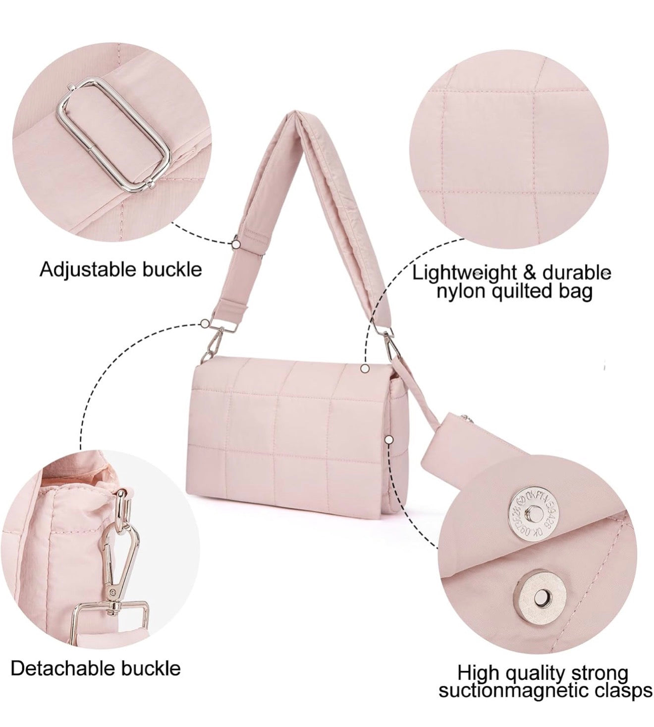 Bolsa de Hombro Negro