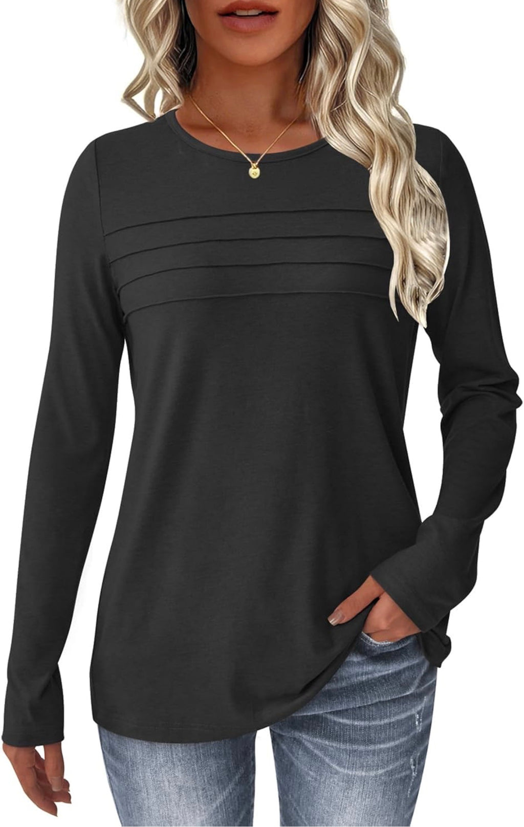 Camisa de Mangas Largas Gris