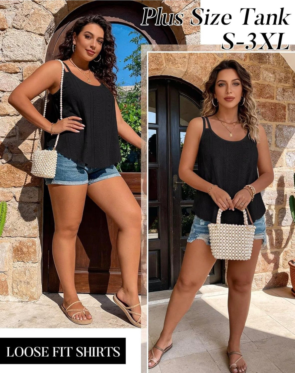 Vividi de tiras Negro