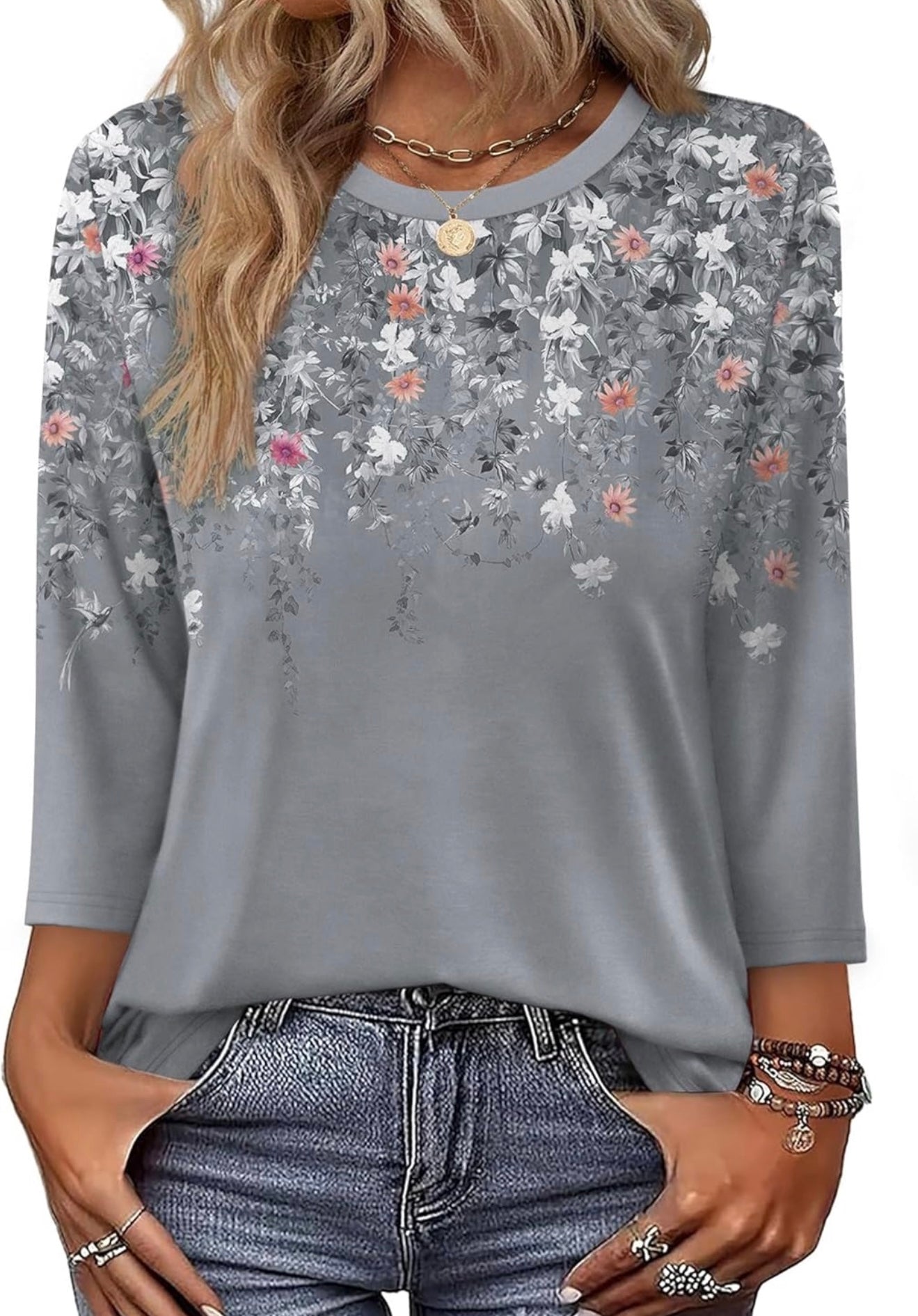 Blusa Elegante Gris