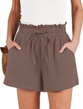 Short de Tela Marrón