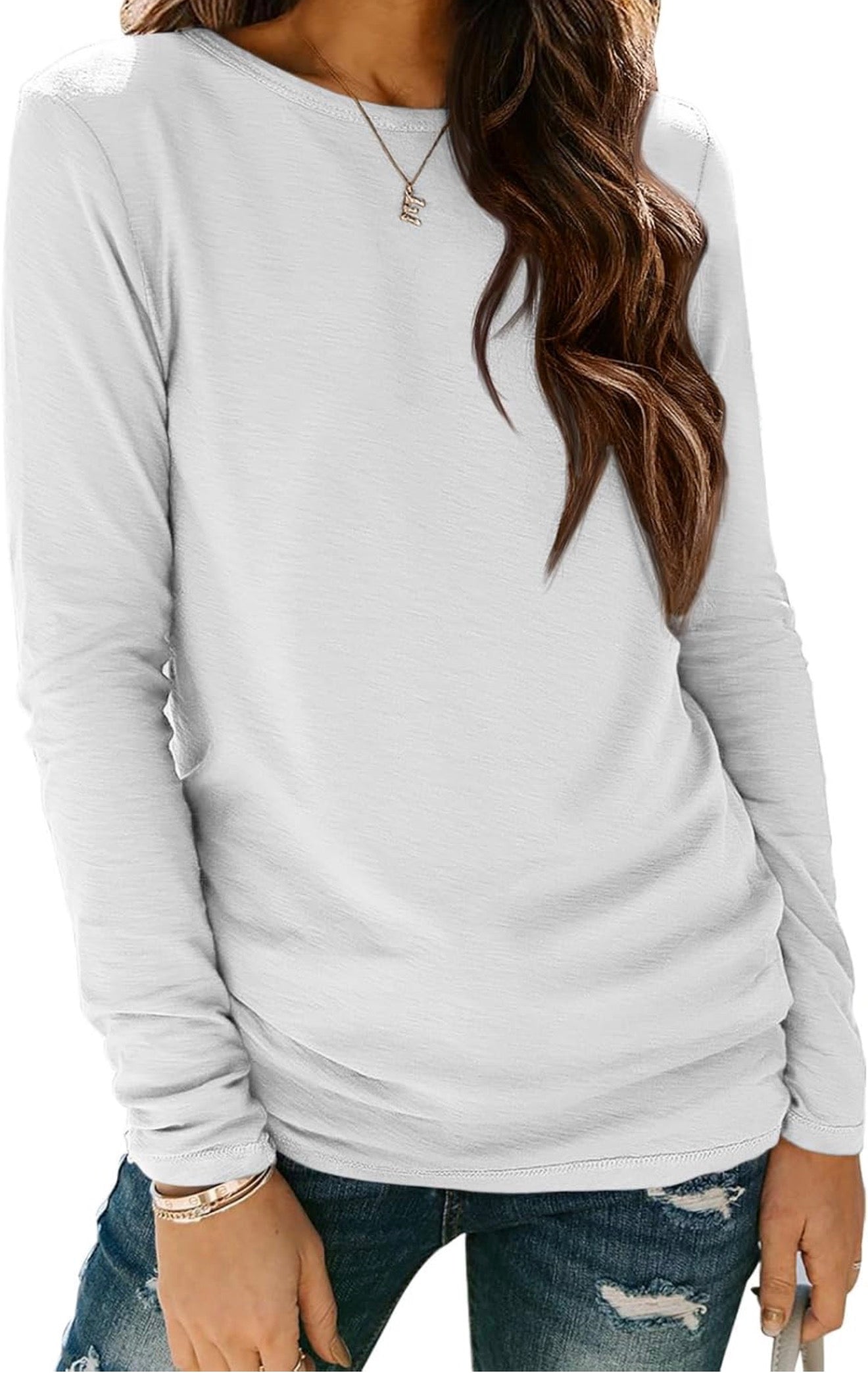 Camiseta Manga Larga Blanco