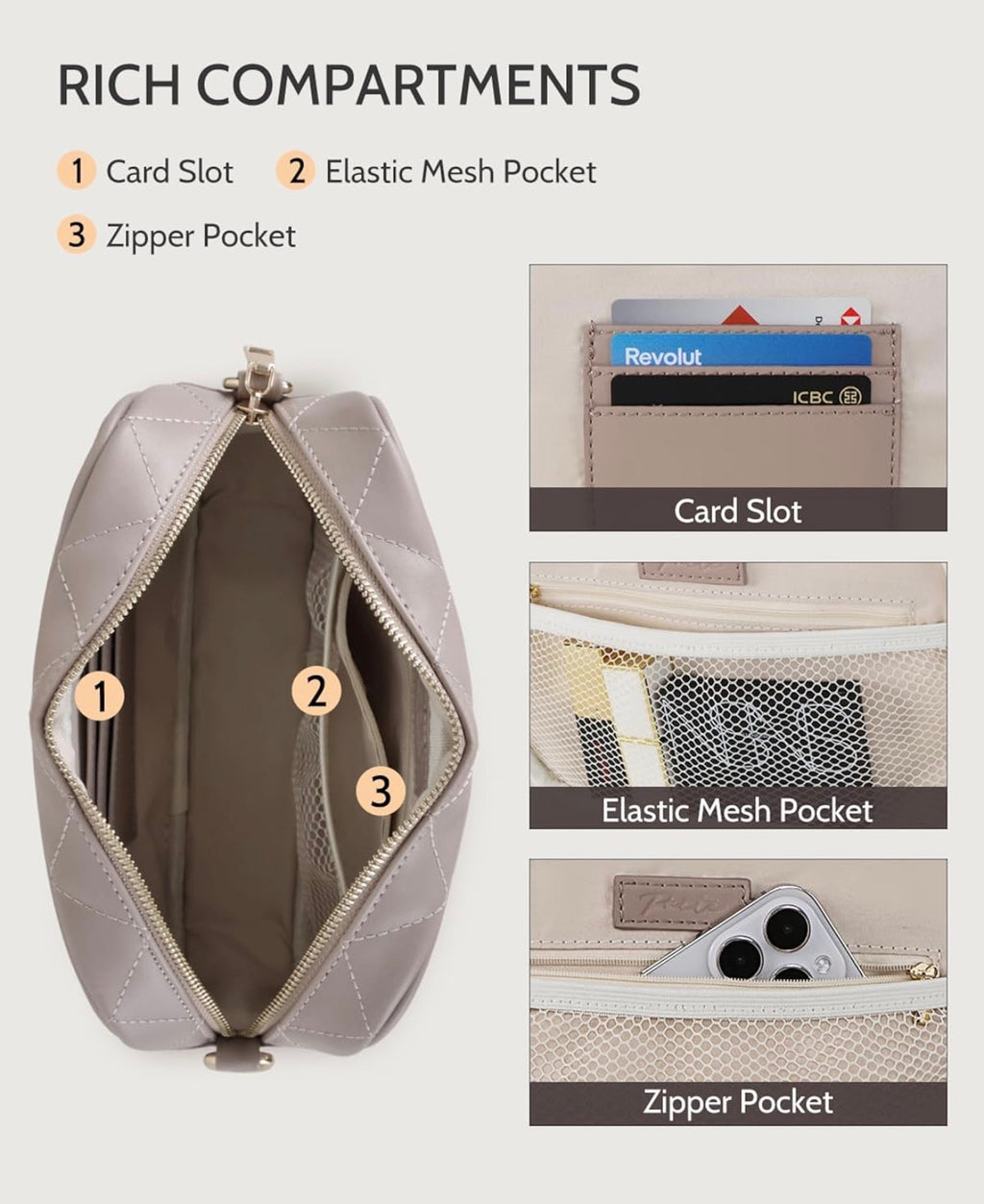 Bolso Gris