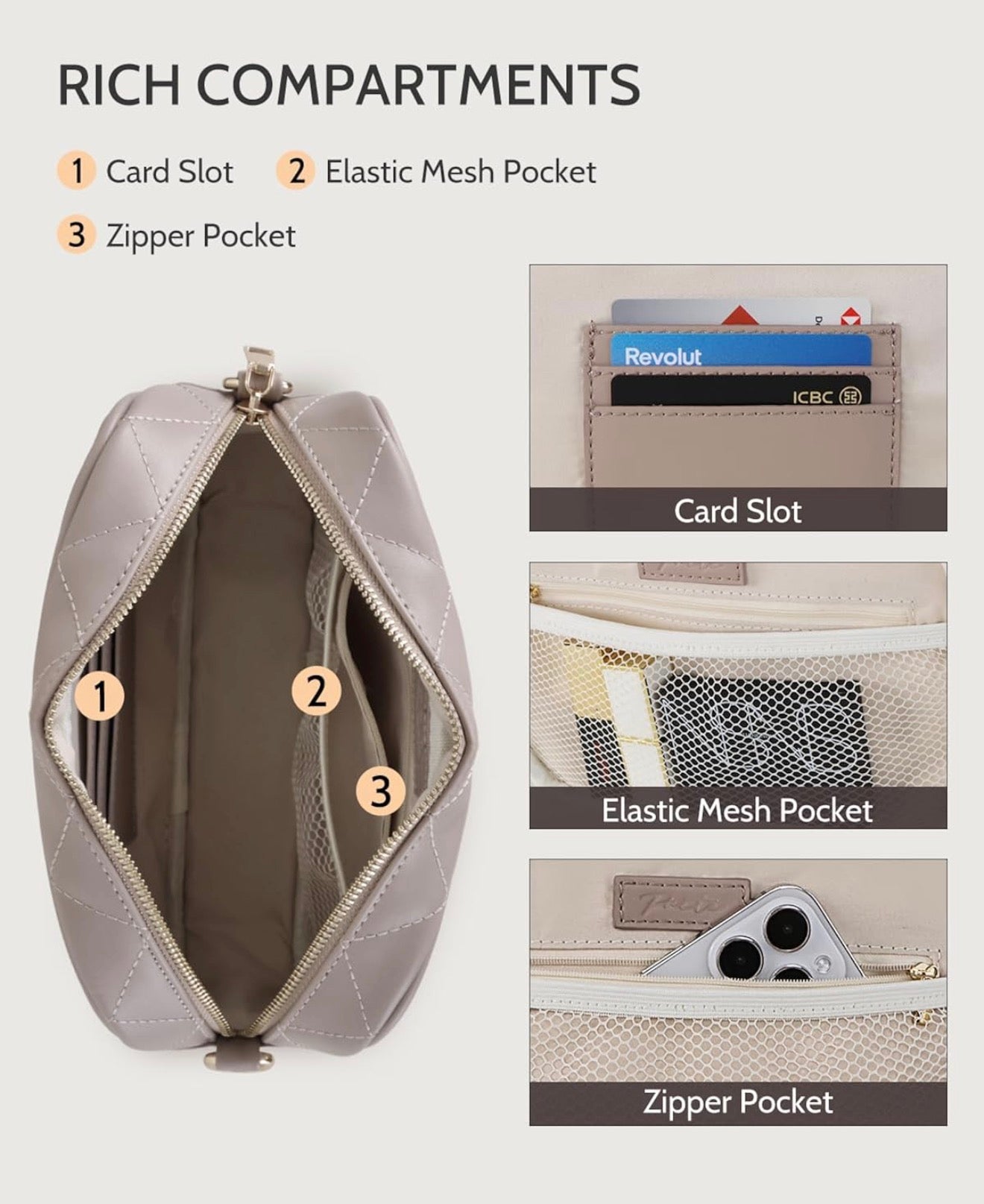 Bolso Gris
