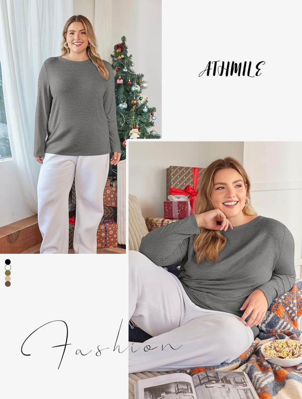 Camiseta Manga Larga Gris