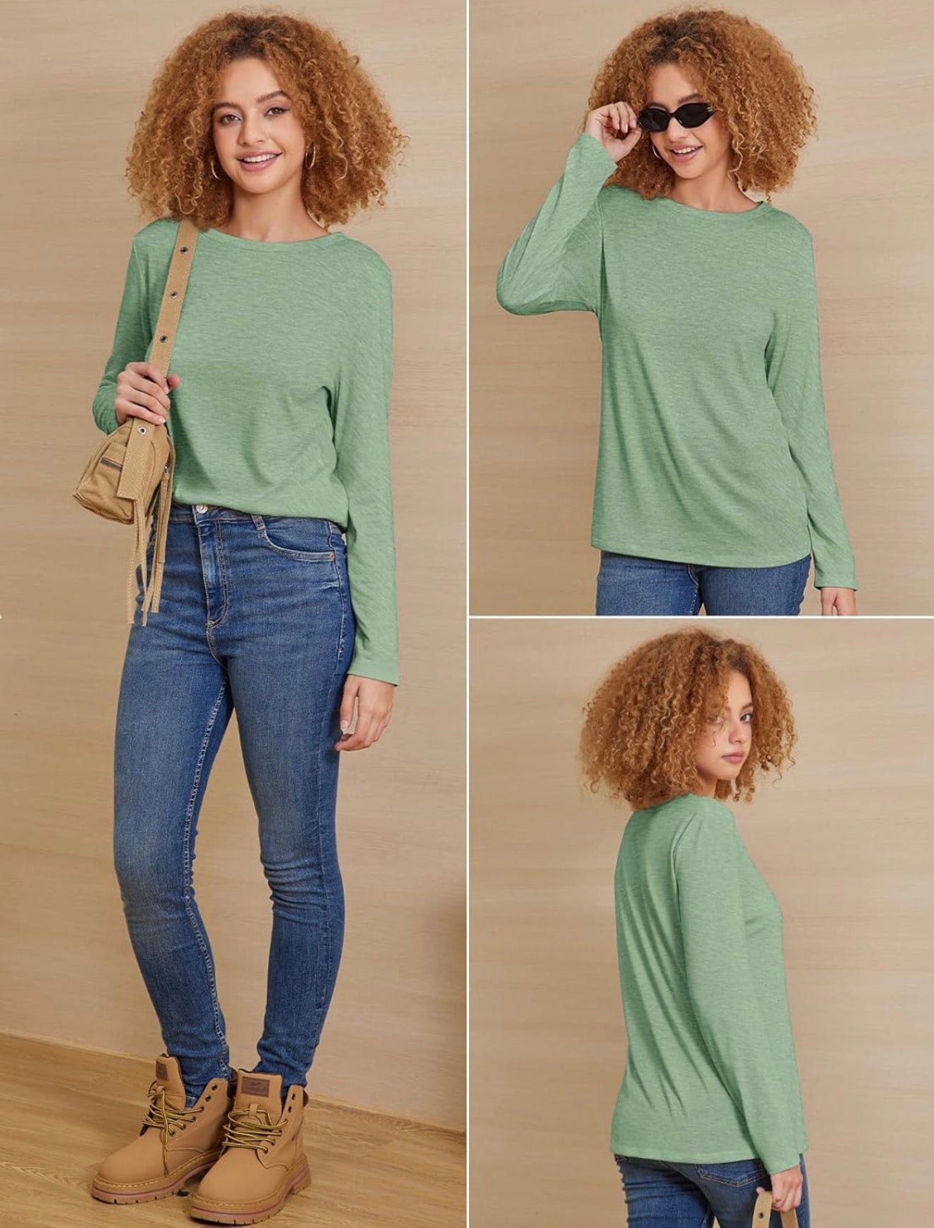 Camiseta Manga Larga Verde